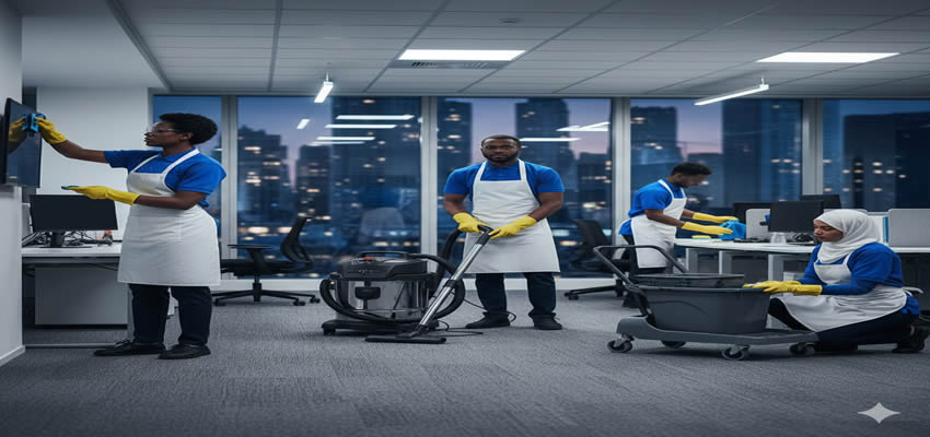 Safipro Residential Cleaning Service in action