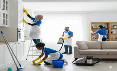 A clean, restored floor